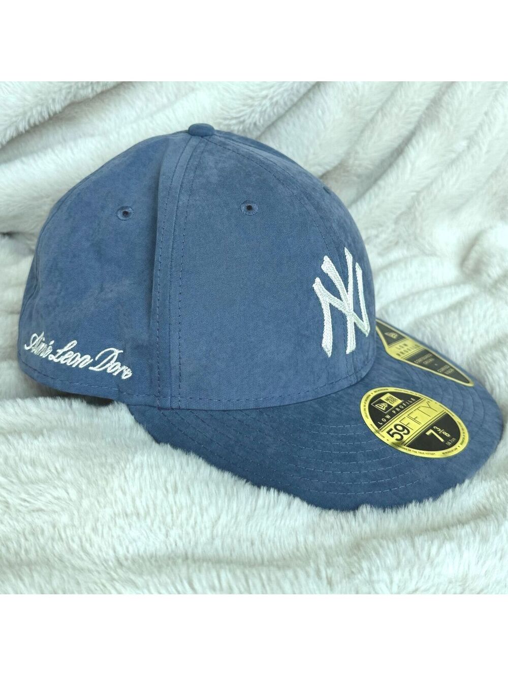 Aime Leon Dore New York Yankees 59FIFTY Fitted Cap 7 3/8 Brushed Blue